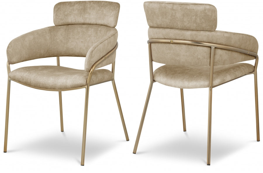 Chic Velvet Dining Chair Set of 2