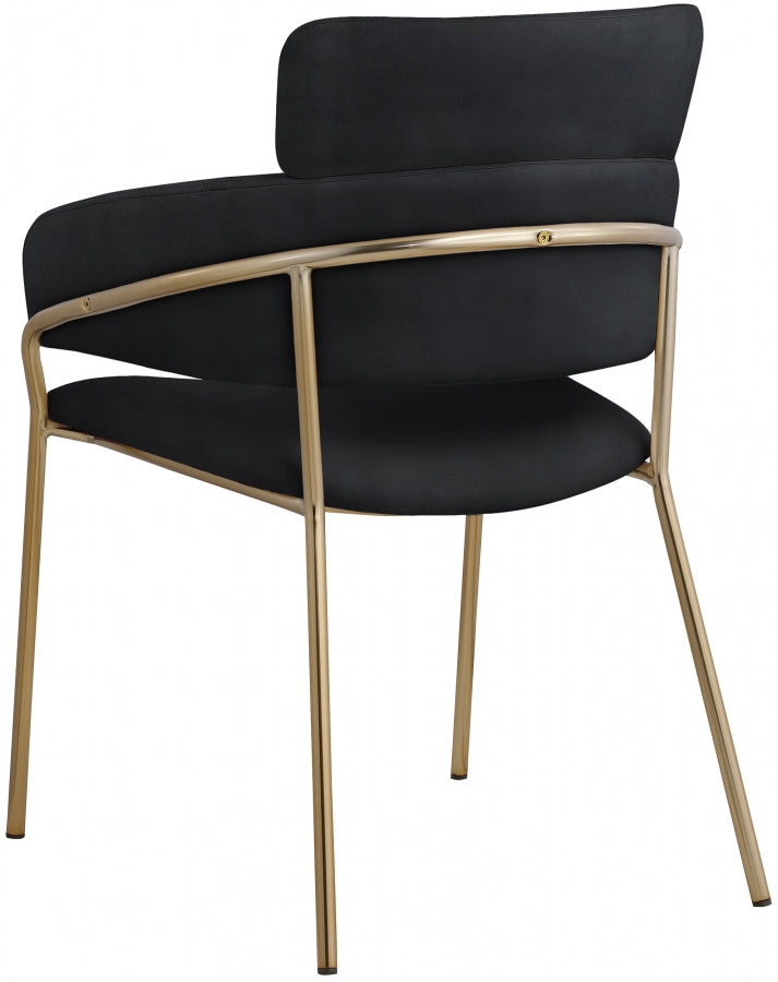 Chic Velvet Dining Chair Set of 2
