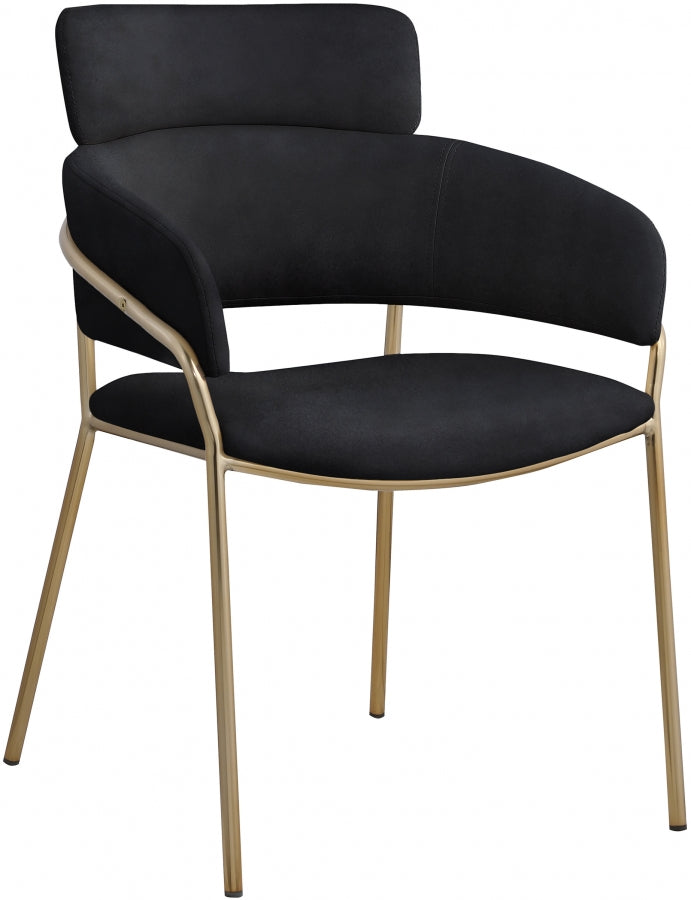 Chic Velvet Dining Chair Set of 2