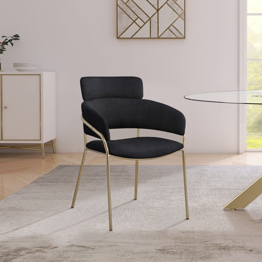 Chic Velvet Dining Chair Set of 2