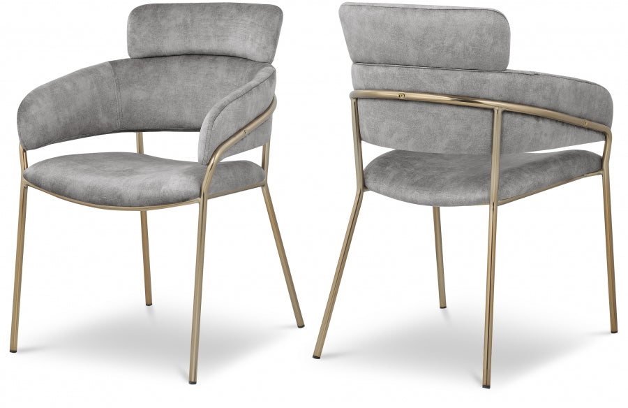 Chic Velvet Dining Chair Set of 2
