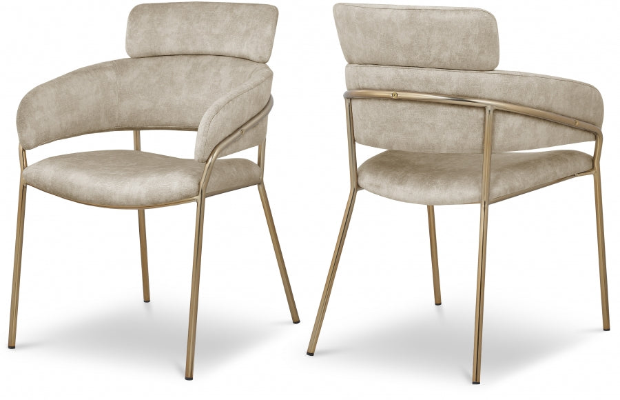 Chic Velvet Dining Chair Set of 2
