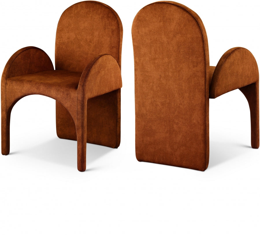 Luxury Money Leather Dining Chair Set of 2