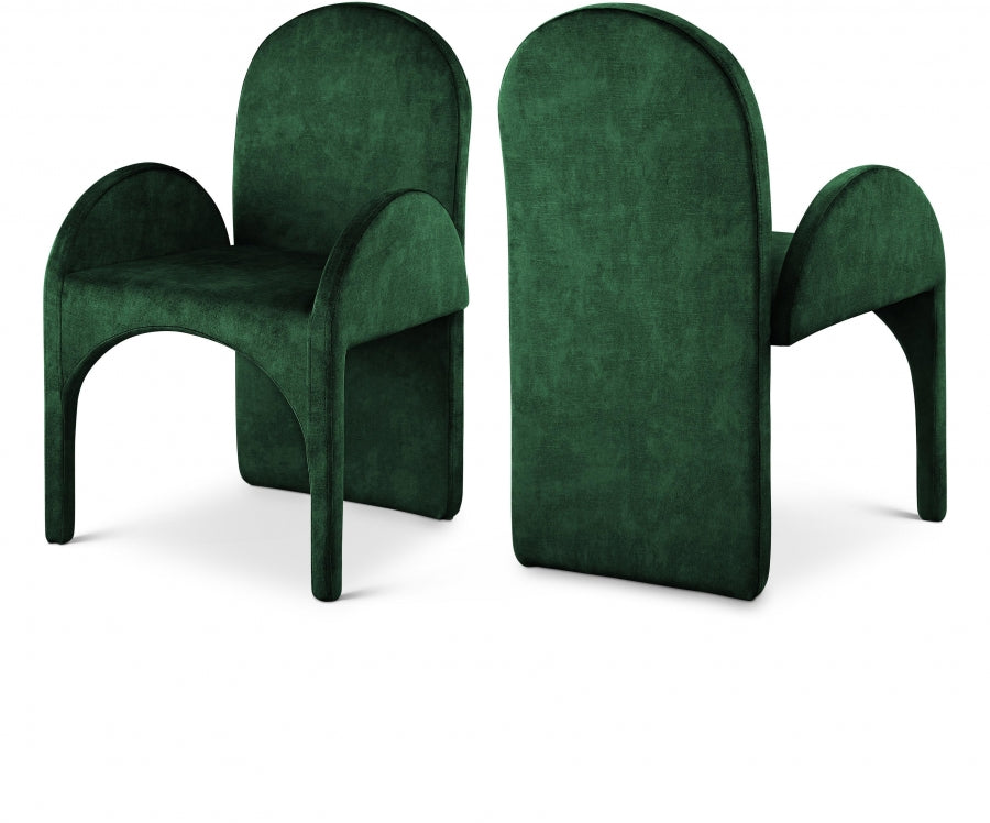 Luxury Money Leather Dining Chair Set of 2