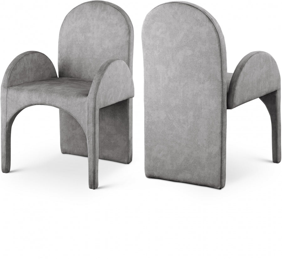 Luxury Money Leather Dining Chair Set of 2