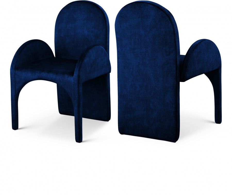 Luxury Money Leather Dining Chair Set of 2