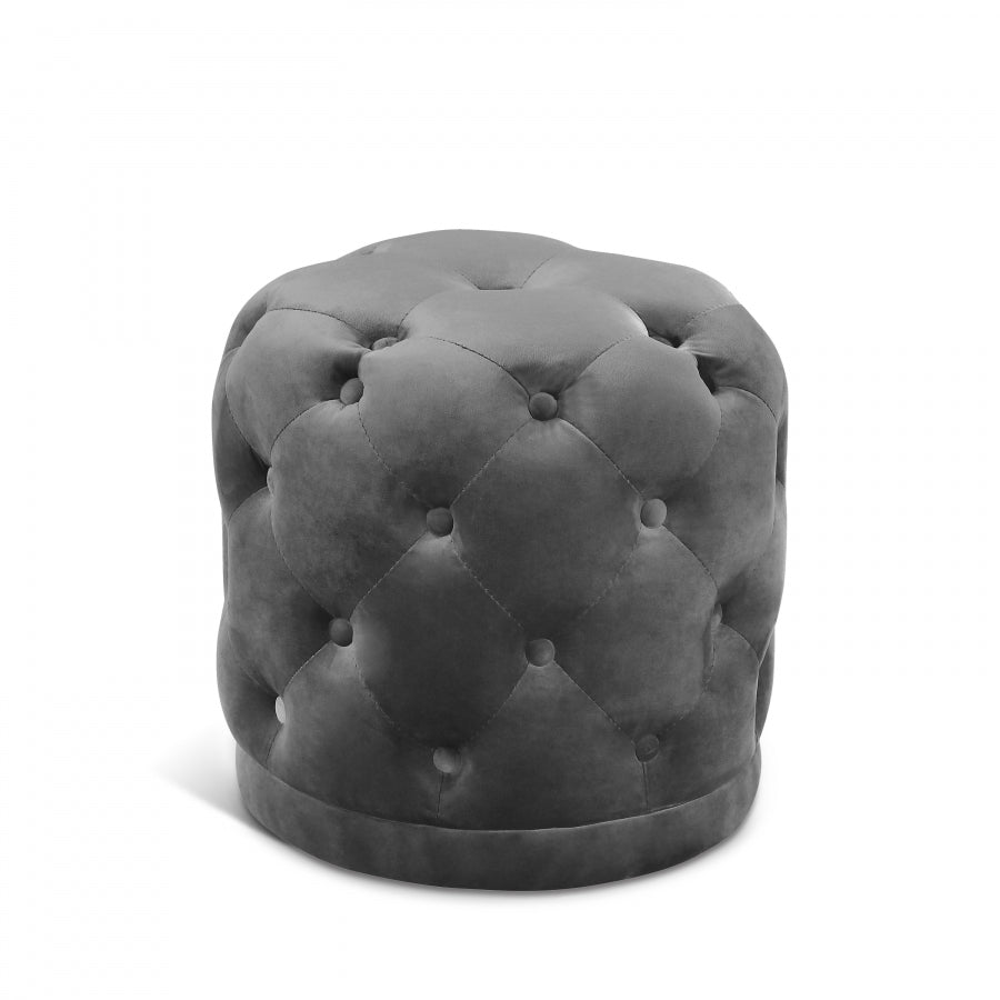 Leo Velvet Ottoman | Stool