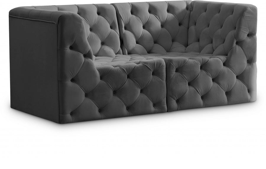 Forever Velvet Modular 70" Sofa
