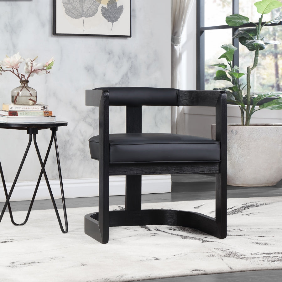 Moon Faux Leather Dining Chair Set of 2
