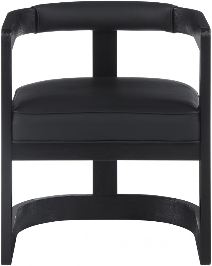 Moon Faux Leather Dining Chair Set of 2