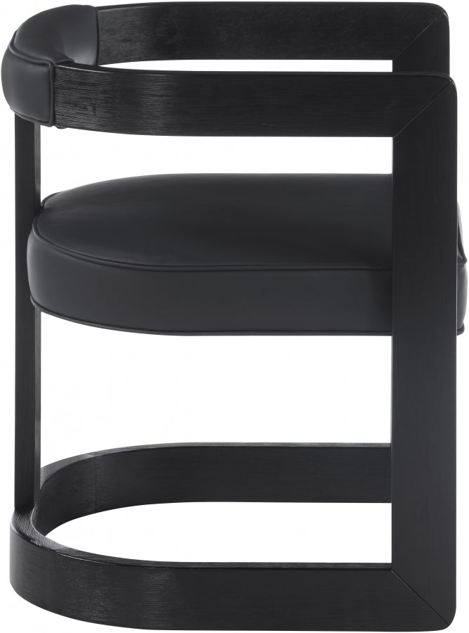 Moon Faux Leather Dining Chair Set of 2