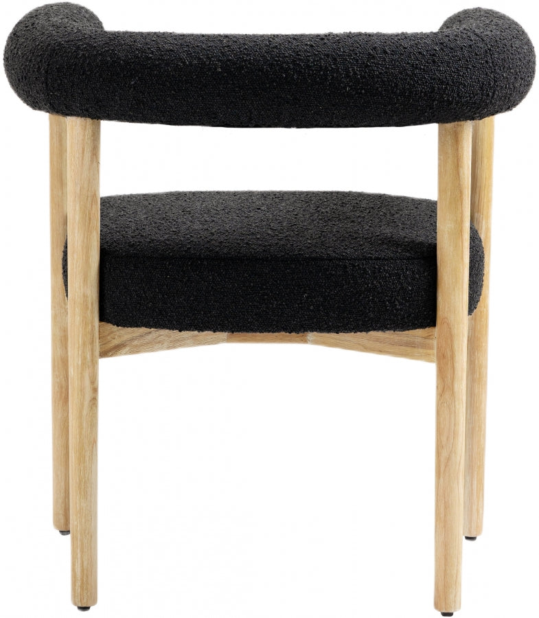 Judgement Boucle Fabric Dining Chair Set of 2
