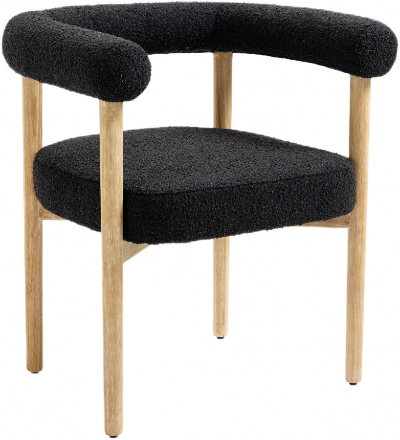 Judgement Boucle Fabric Dining Chair Set of 2
