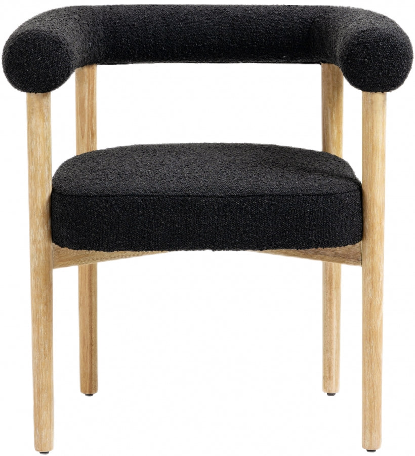 Judgement Boucle Fabric Dining Chair Set of 2