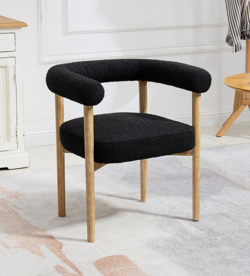 Judgement Boucle Fabric Dining Chair Set of 2