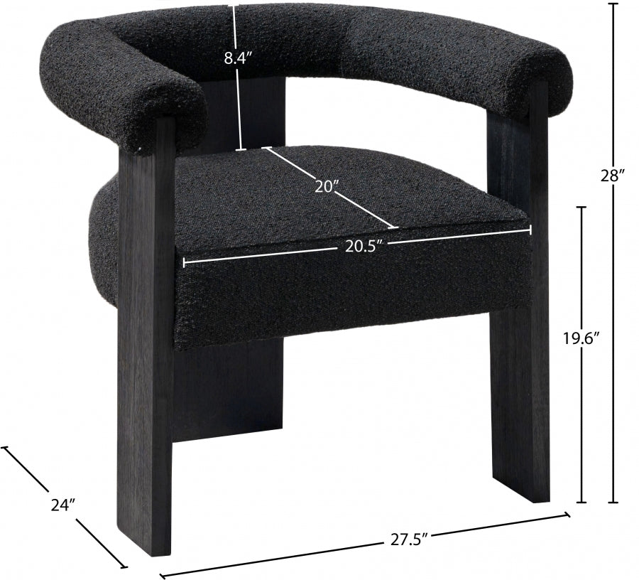 Empress Fabric Dining Chair Set of 2