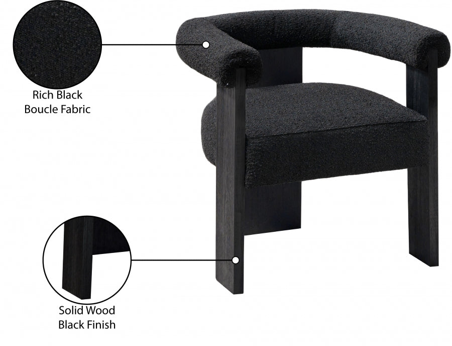 Empress Fabric Dining Chair Set of 2