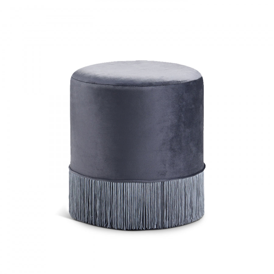 Luna Velvet Ottoman