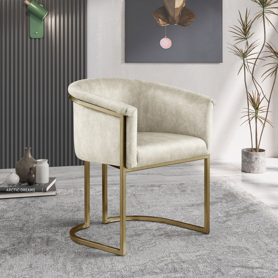 Rose Velvet Dining Chair Set of 2