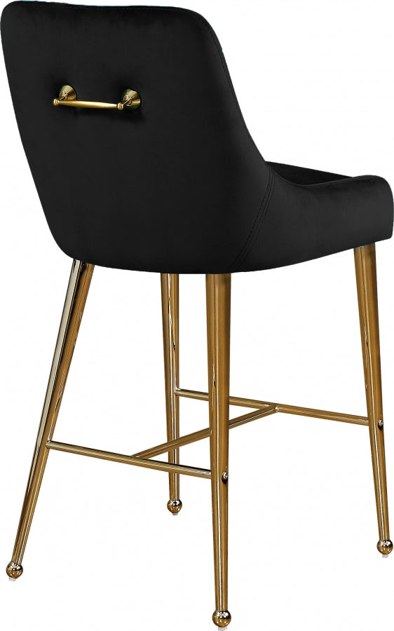 Luxury Louie Velvet Counter Stool Set of 2