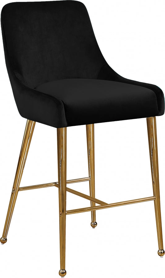 Luxury Louie Velvet Counter Stool Set of 2