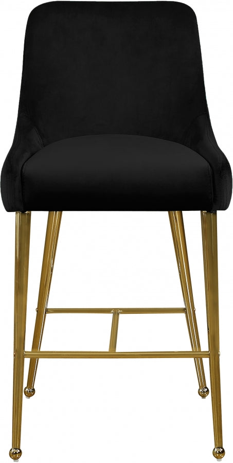 Luxury Louie Velvet Counter Stool Set of 2