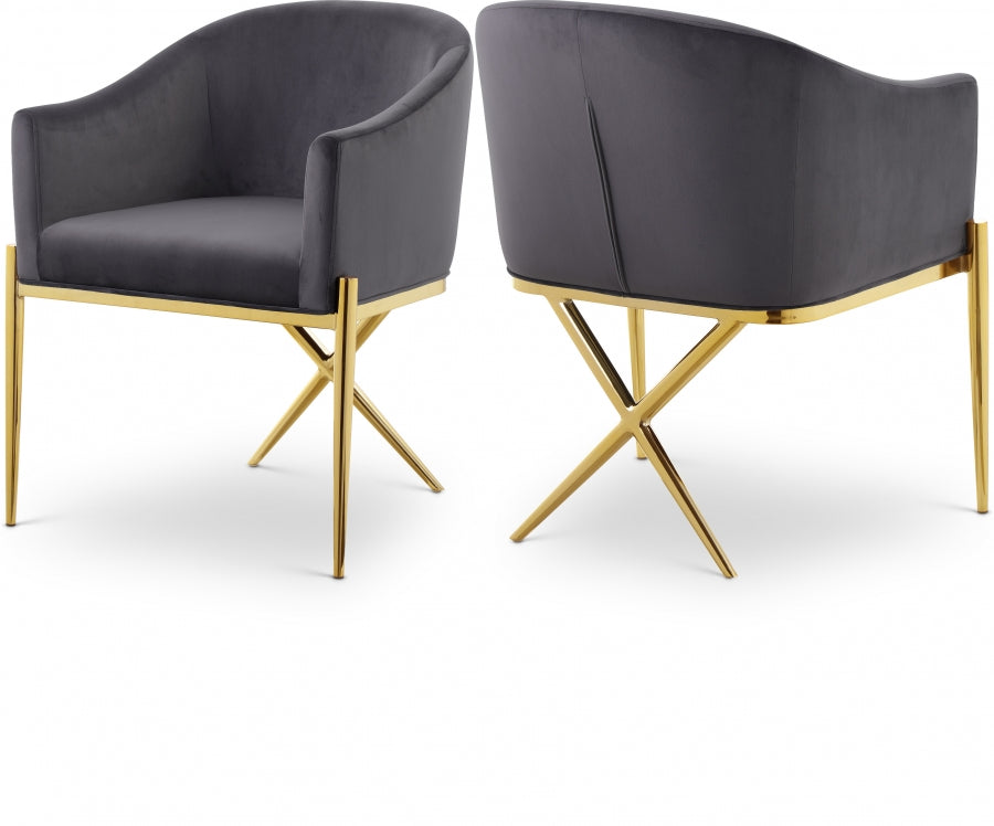 X-Rated Velvet Dining Chair Set of 2