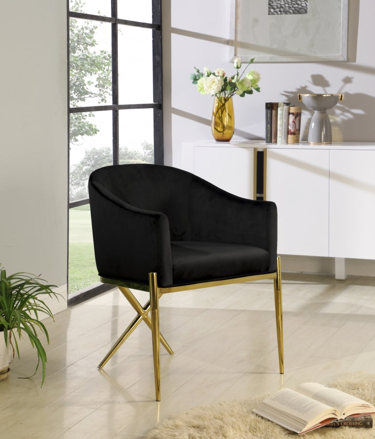 X-Rated Velvet Dining Chair Set of 2
