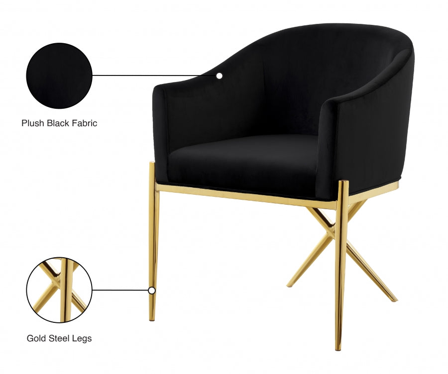 X-Rated Velvet Dining Chair Set of 2