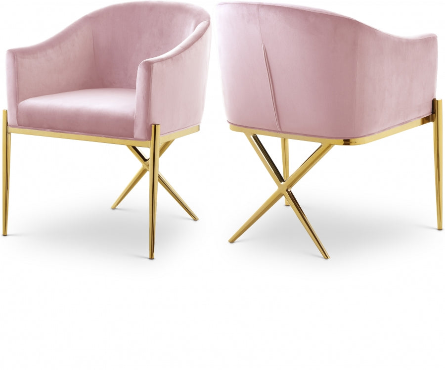 X-Rated Velvet Dining Chair Set of 2