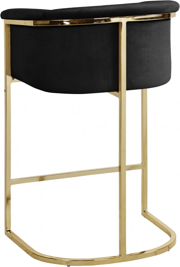 Howlite Velvet Counter Stool Set of 2