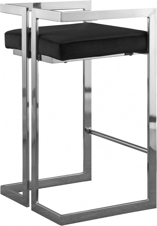 Ezra Velvet Counter Stool Set of 2
