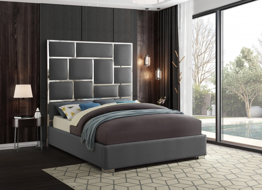 Tiffany Faux Leather Bed