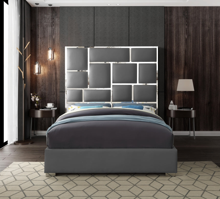 Tiffany Faux Leather Bed