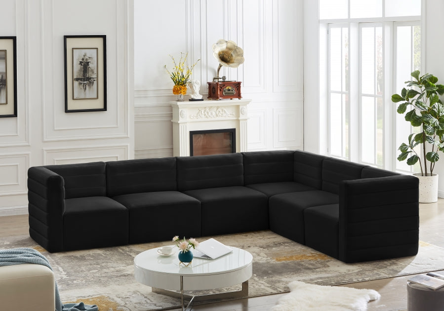 Gisele Velvet Modular Cloud-Like Comfort Sectional
