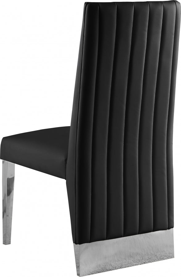 Luxury Money Leather Dining Chair Set of 2