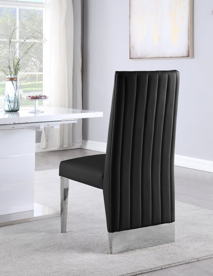 Luxury Money Leather Dining Chair Set of 2