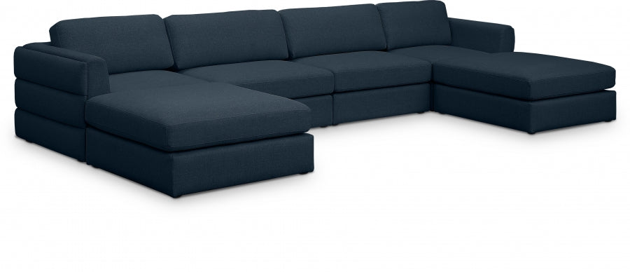 Gisele || XL Linen Textured Modular Sectional