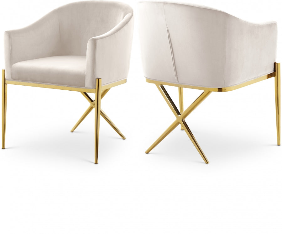 X-Rated Velvet Dining Chair Set of 2