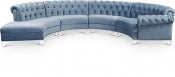 Fancy Modular Velvet Sectional