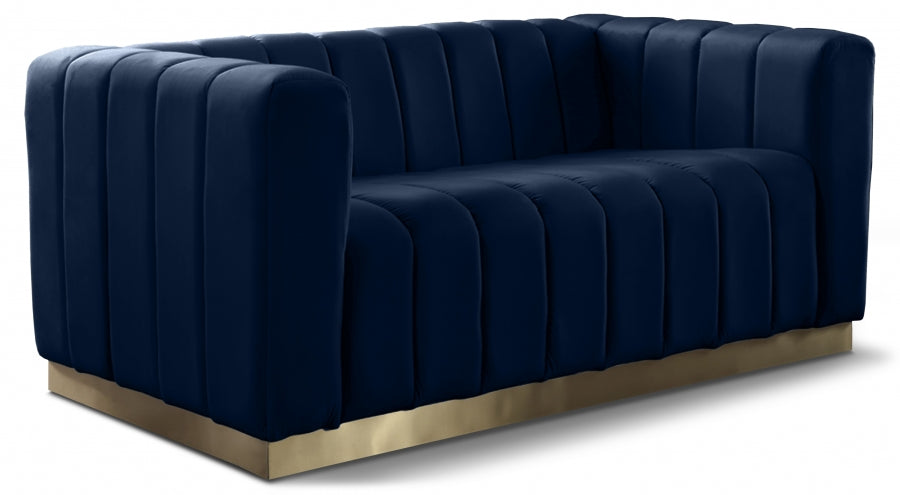 Louie Velvet Loveseat