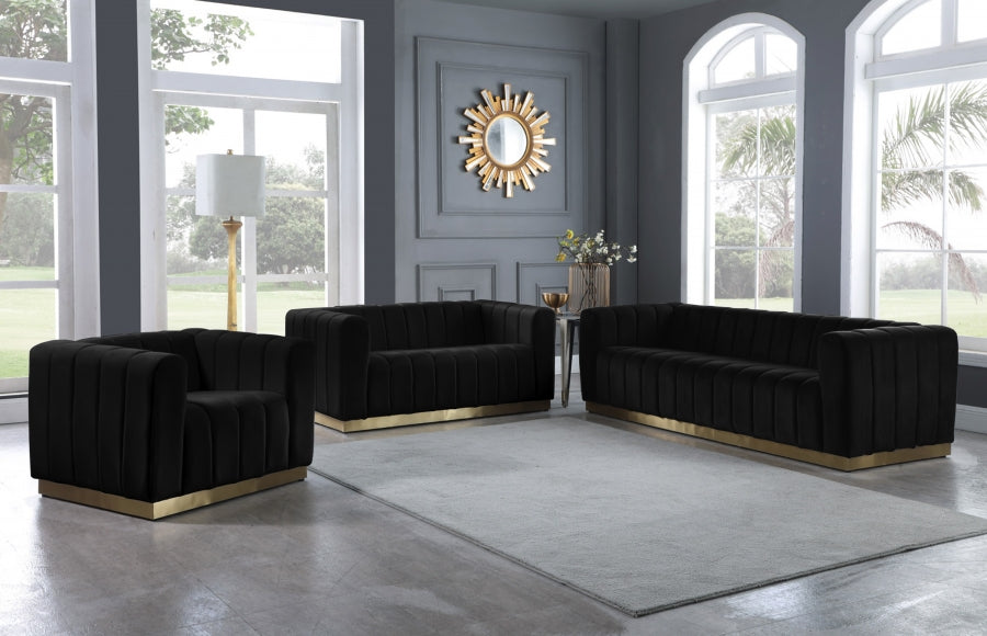 Louie Velvet Loveseat