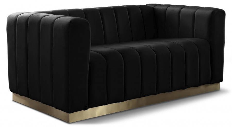 Louie Velvet Loveseat