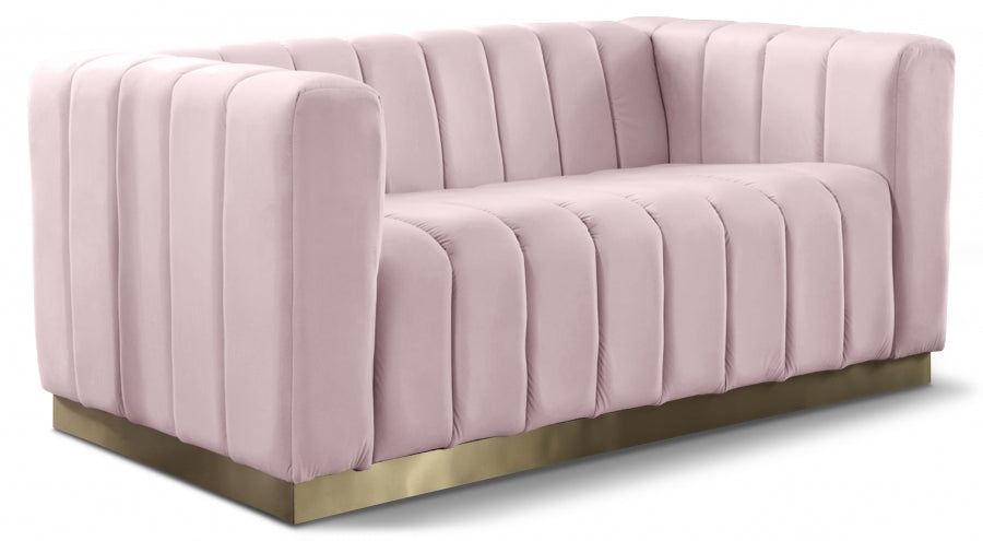 Louie Velvet Loveseat