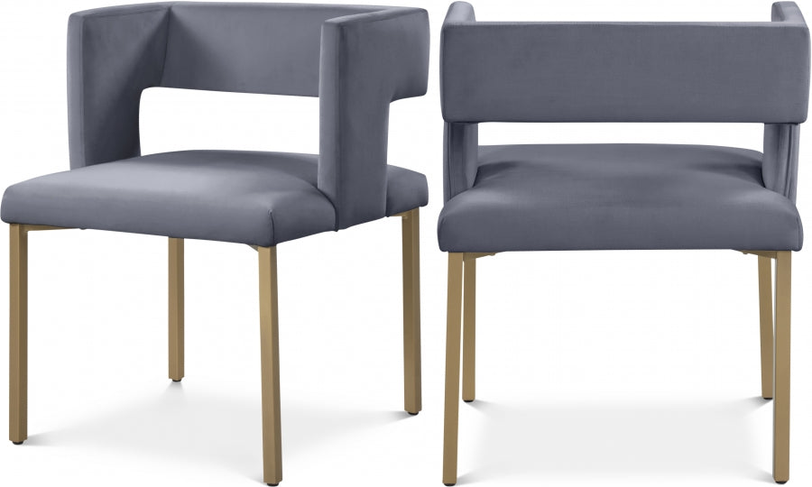 Wang Velvet Dining Chair Set of 2