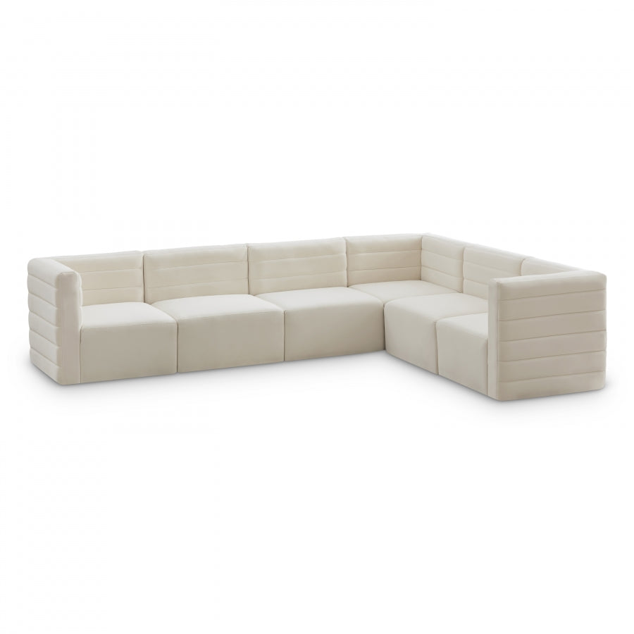 Gisele Velvet Modular Cloud-Like Comfort Sectional