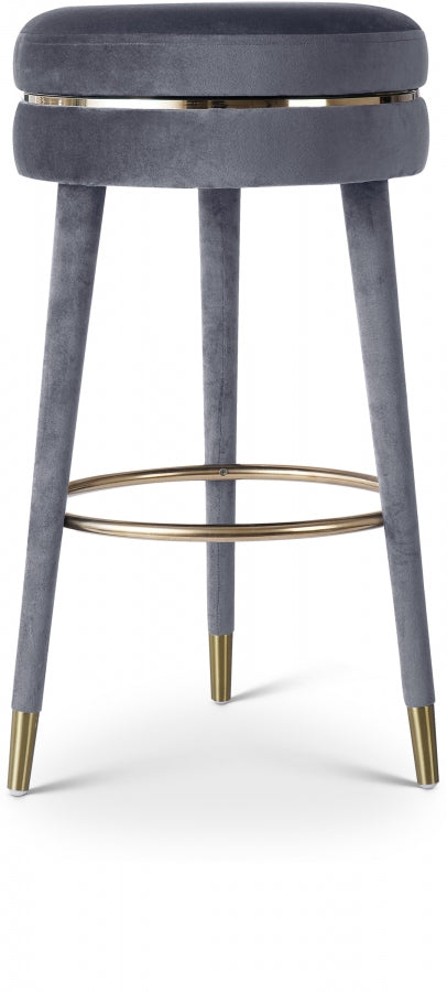 Sweet Velvet Swivel Bar Stool Set of 2