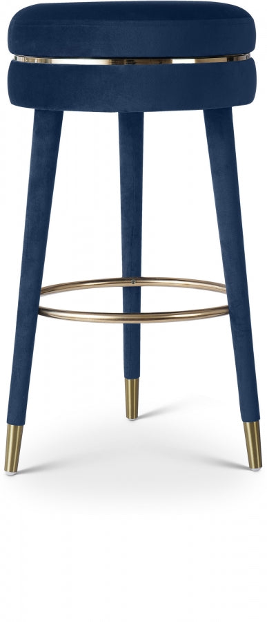 Sweet Velvet Swivel Bar Stool Set of 2