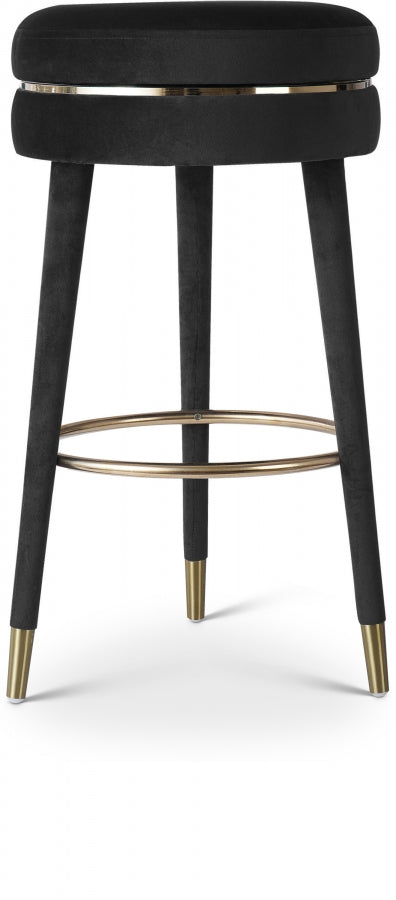 Sweet Velvet Swivel Bar Stool Set of 2
