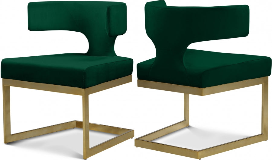 Wang Velvet Dining Chair Set of 2